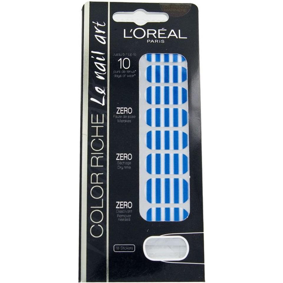 L'Oreal Paris Color Riche Nail Art - 5 French Marinie - Nagelstickers