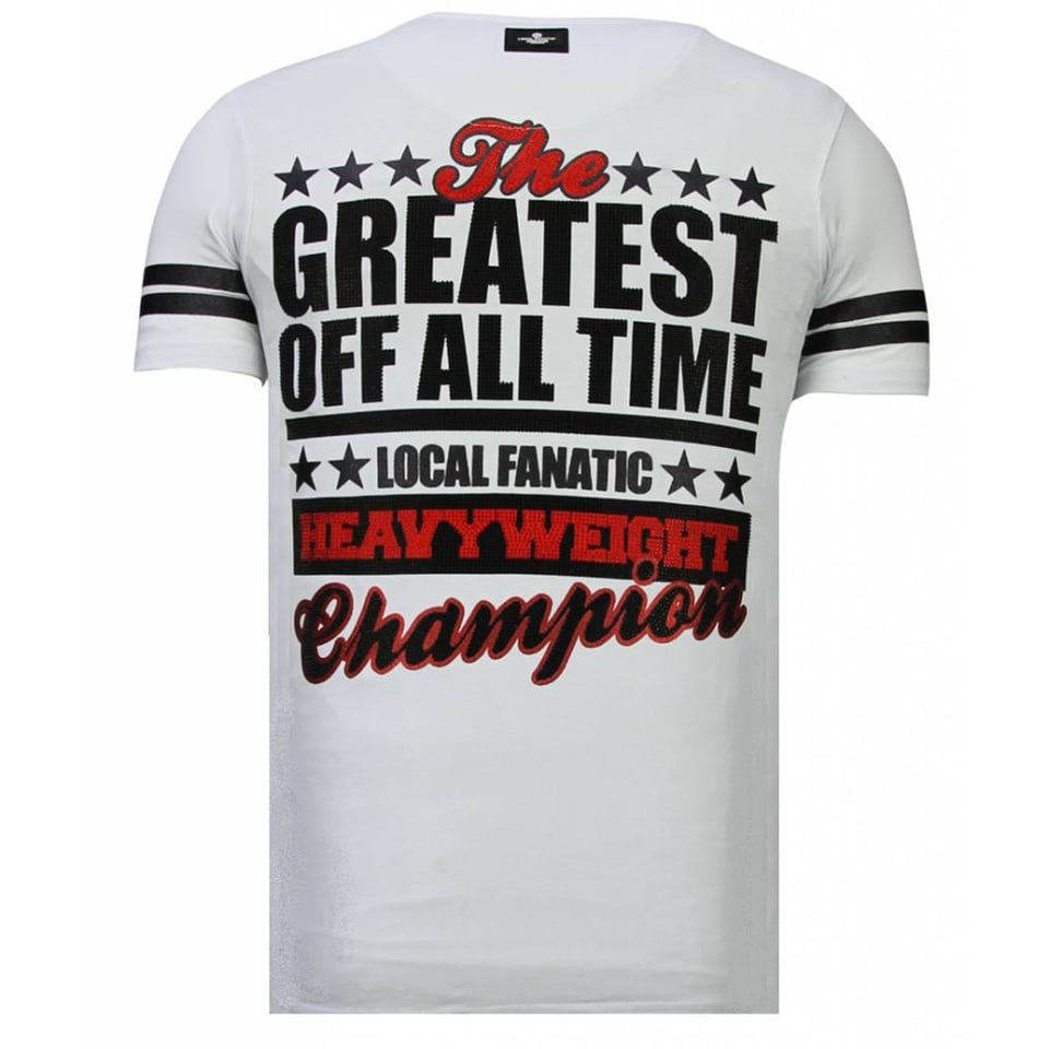 Greatest Of All Time Ali T-Shirt - Wit