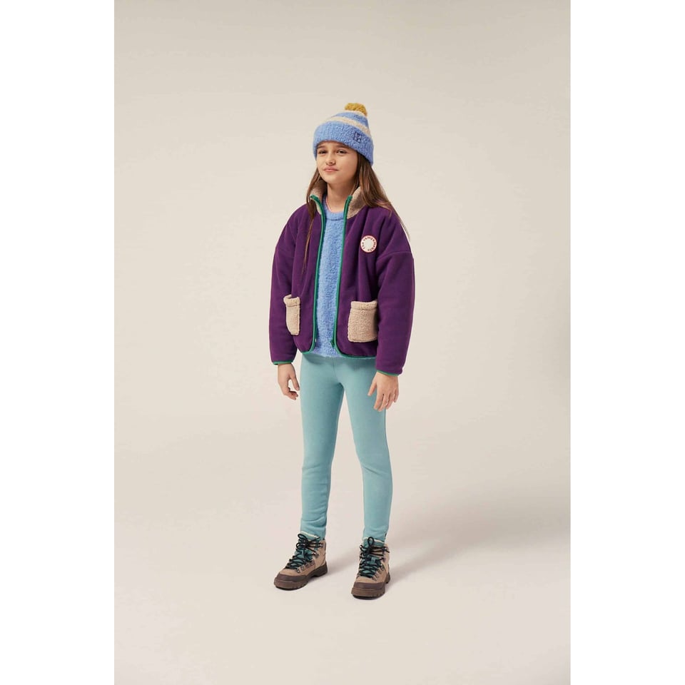 The Campamento Purple Polar Kids Jacket