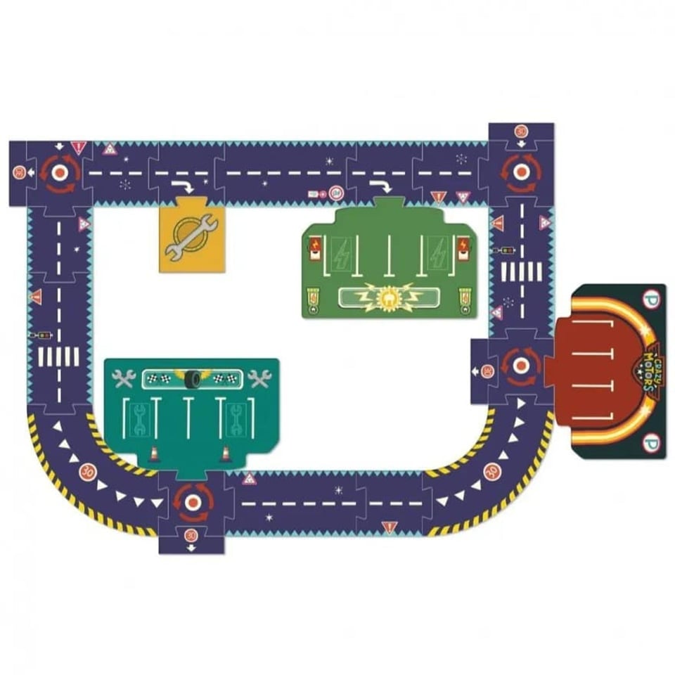 Djeco Circuit Géant - 24 Pcs - Fsc Mix