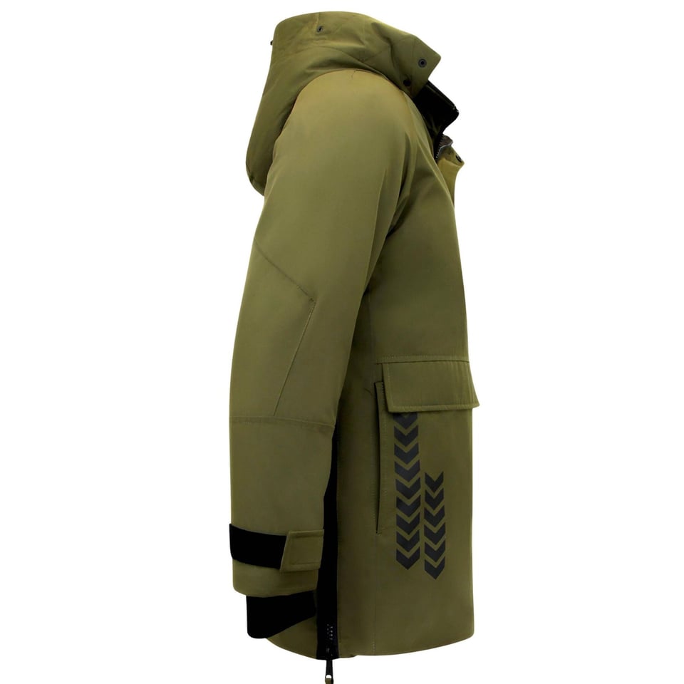 Nette Heren Winterjassen - 9803 - Groen