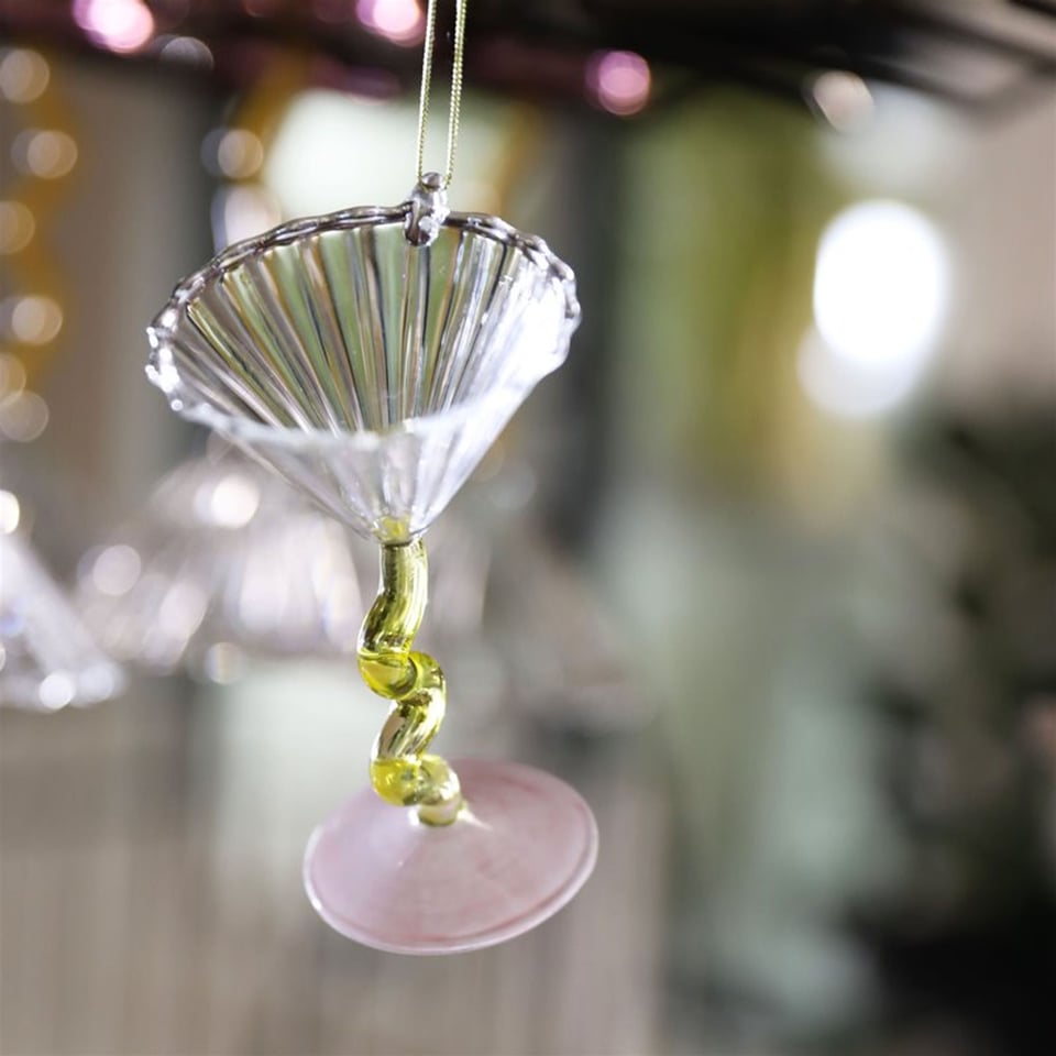 &Klevering Ornament Cocktail Coupe Geel