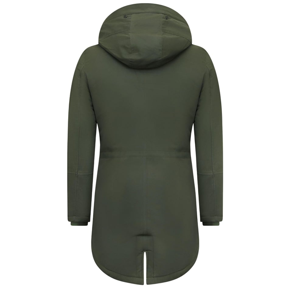 Heren Winterjas Parka Met Capuchon - 7105 - Groen