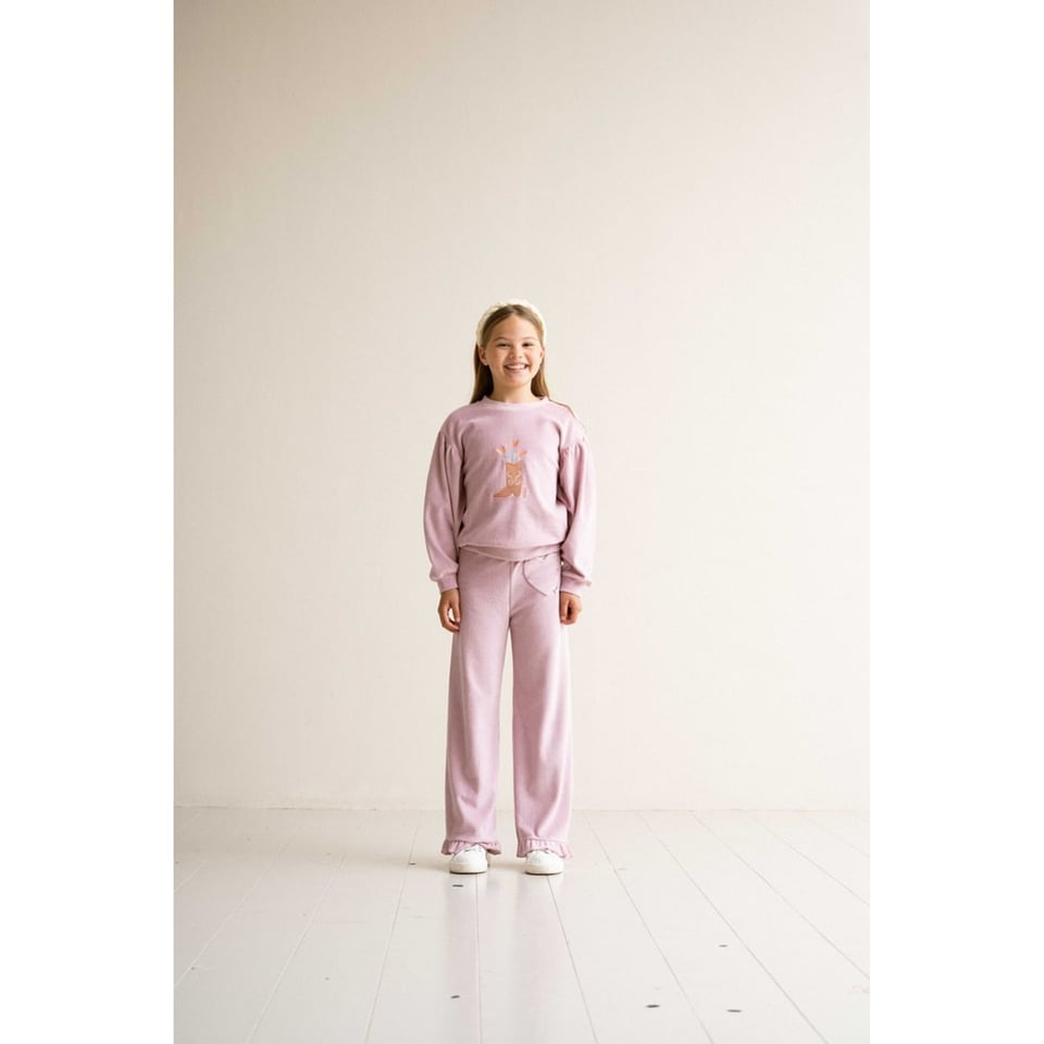 House of Jamie Balloon Sweater Rose Lilac
