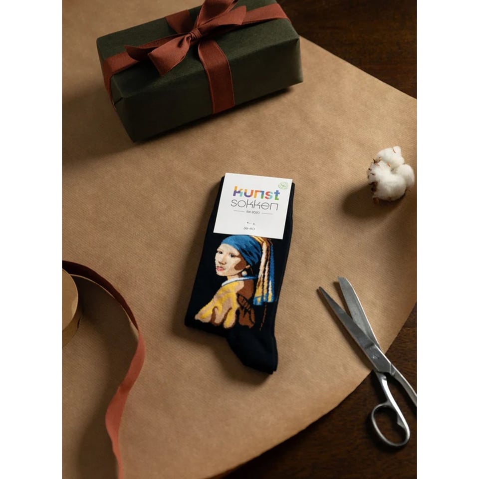 Kunstsokken Meisje Met De Parel 36-40