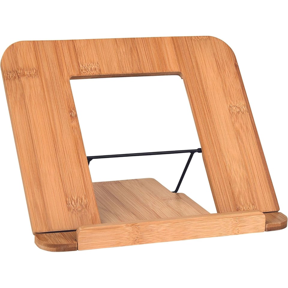 Bamboo Folding Book Stand