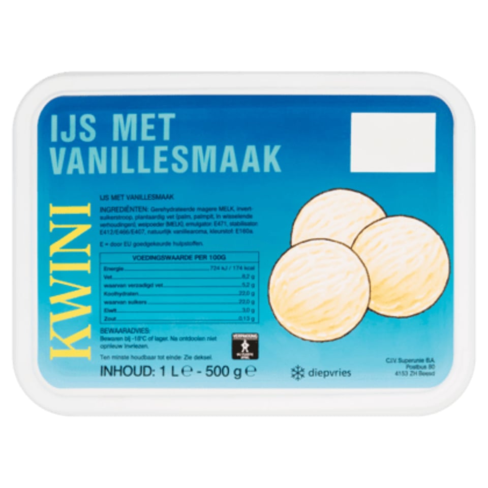 Kwini Vanille Ijs