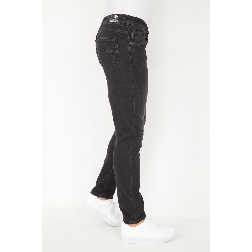 Spijkerbroek Heren Stretch Regular Fit Jeans - DP17- Grijs