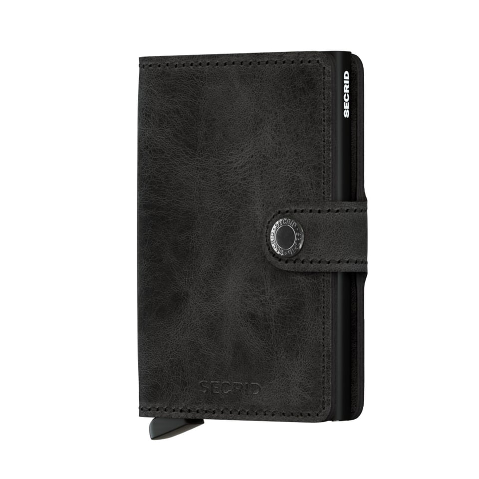 SECRID Miniwallet Vintage Zwart