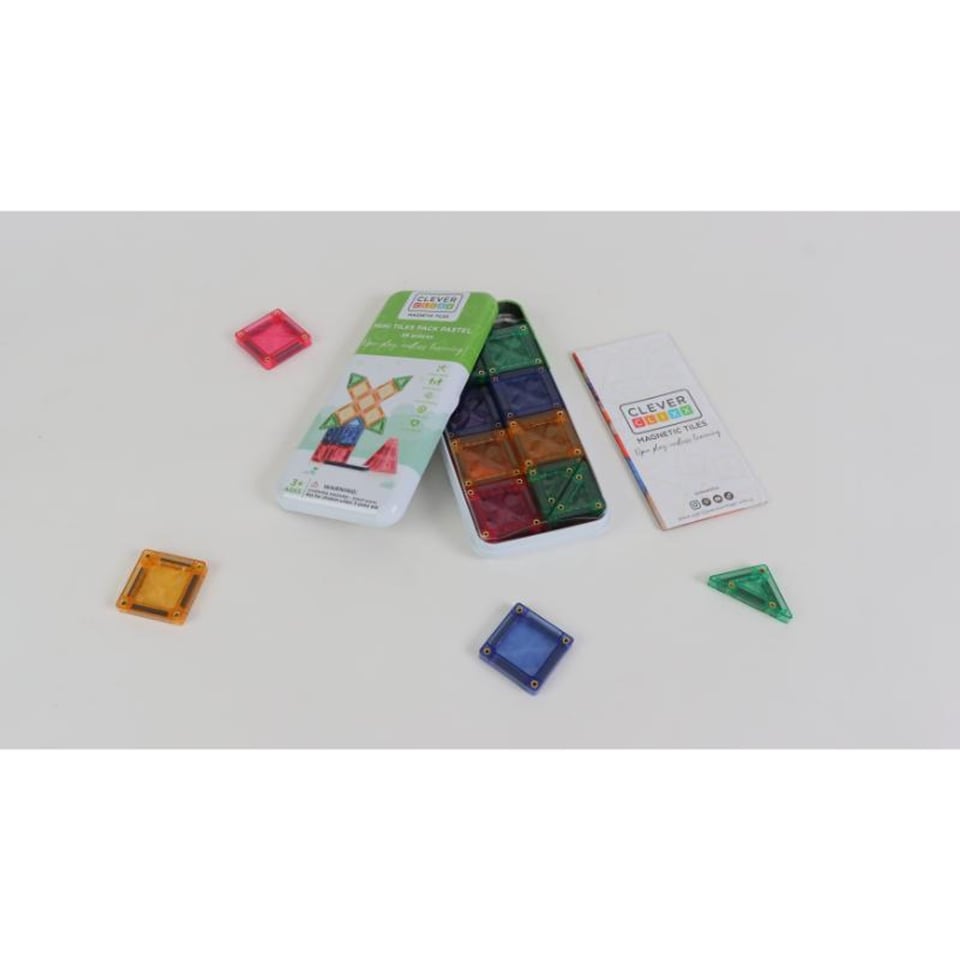 Cleverclixx Mini Tiles Pack Pastel 28 Stuks
