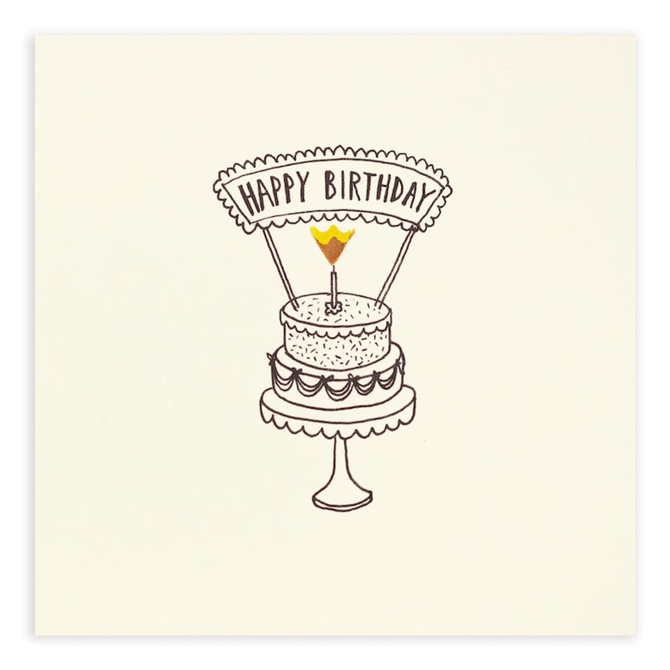 Pencil Shavings Cards by Ruth Jackson Happy Birthday Cake