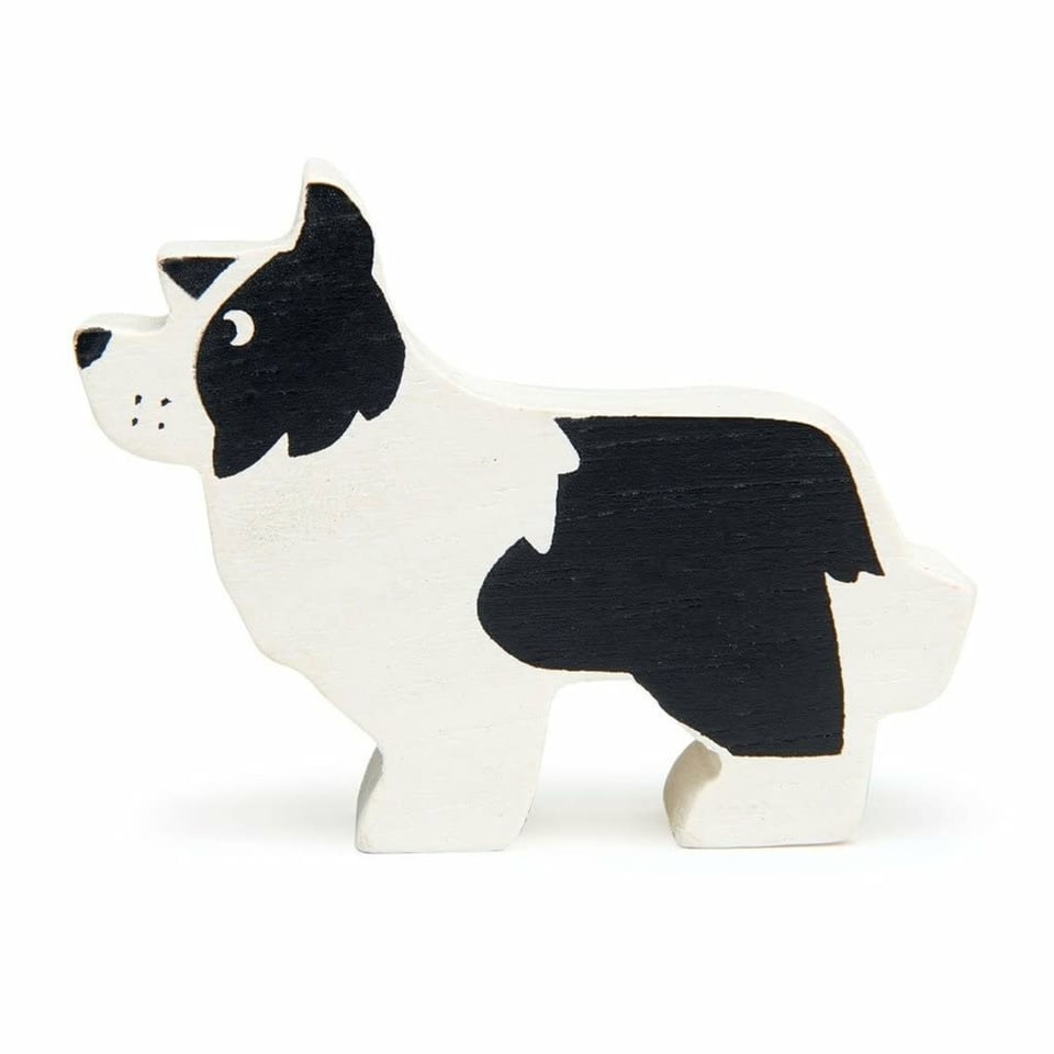 Tender Leaf Toys Houten Boerderijdier Border Collie 3+