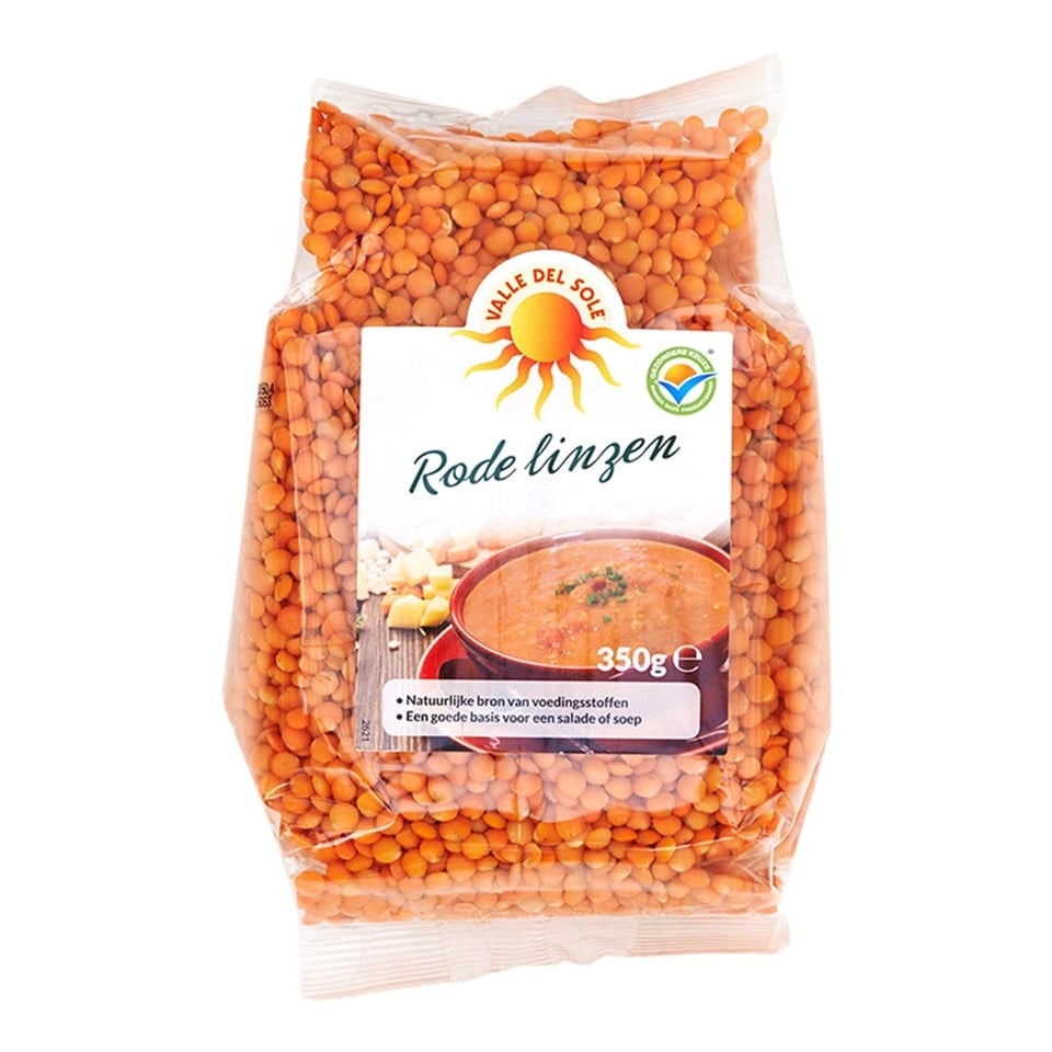 Vds Rode Linzen (Whole Red Lentils) 350Gr