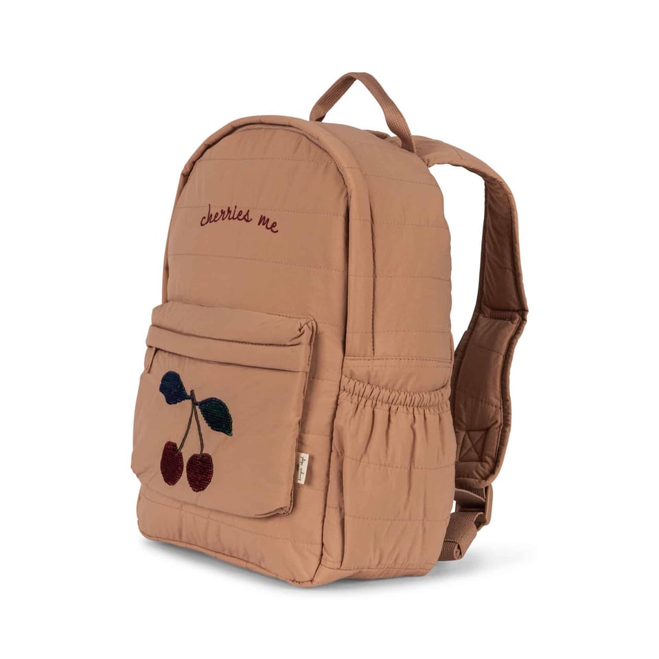 Konges Sløjd Juno Quilted Sequin Backpack Midi Cherry