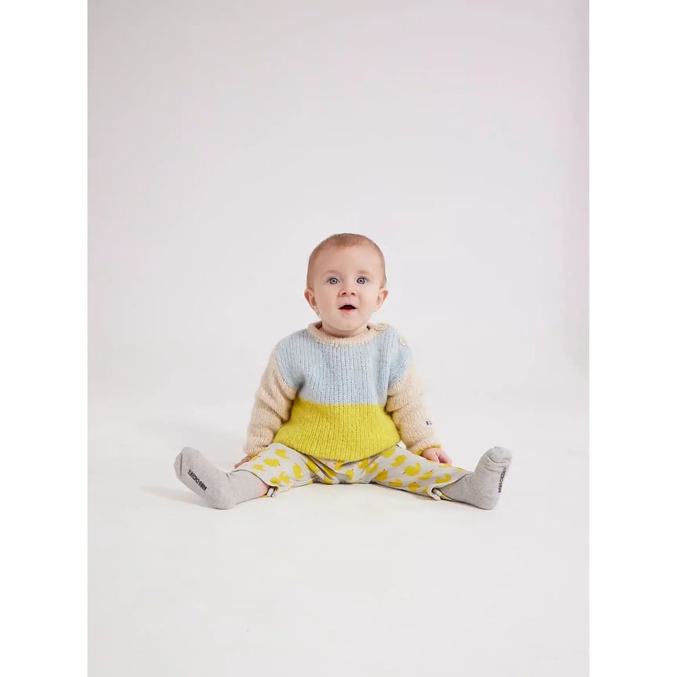 Bobo Choses Color Block Yellow Jumper