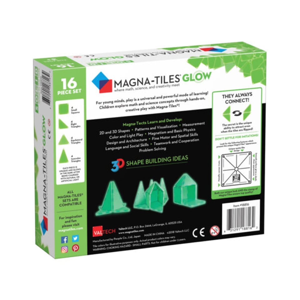 MagnaTiles Glow 16 Stuks