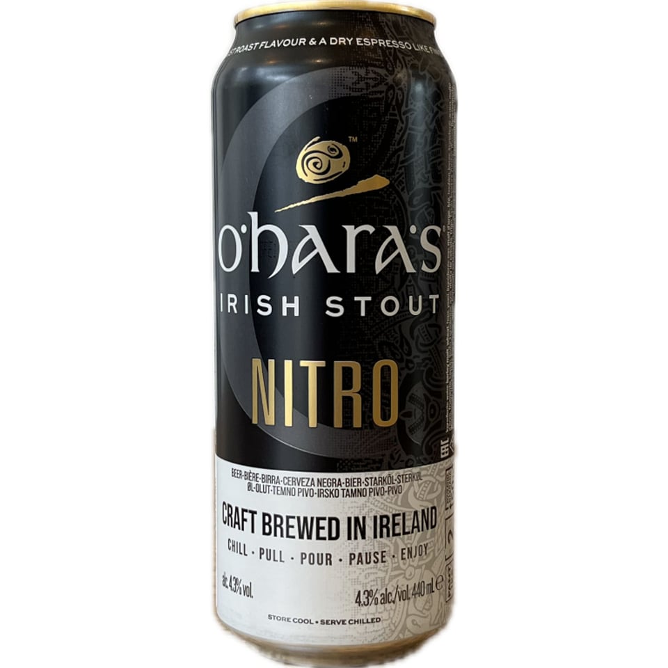 O'Hara's Irish Stout Nitro 440ml