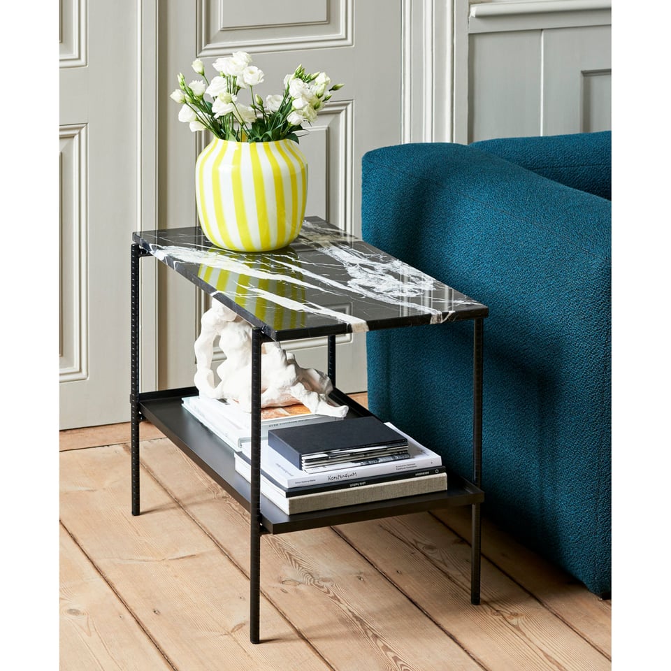 HAY Rebar Side Table Marble 75 X 44