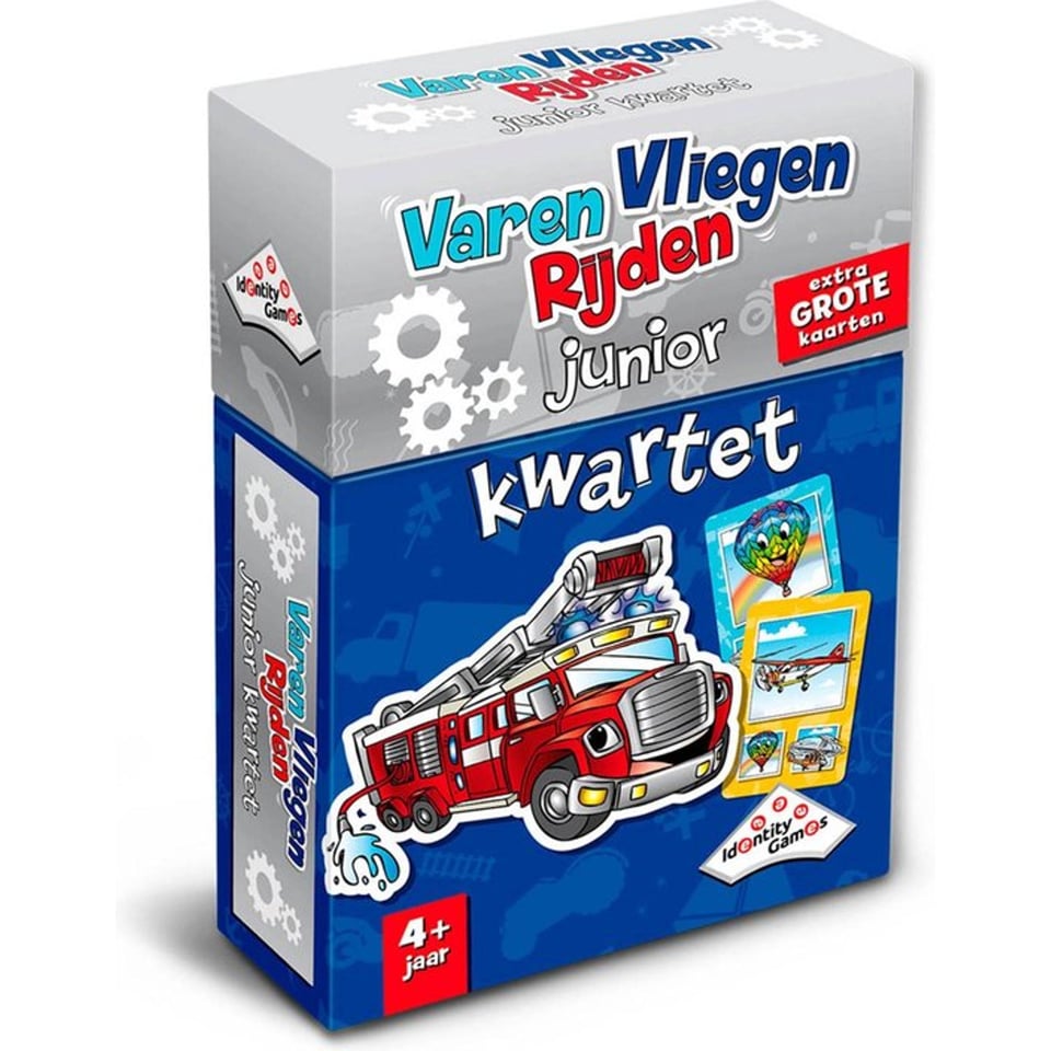 Spel Weetjes Kwartet Junior Varen Vliegen Rijden