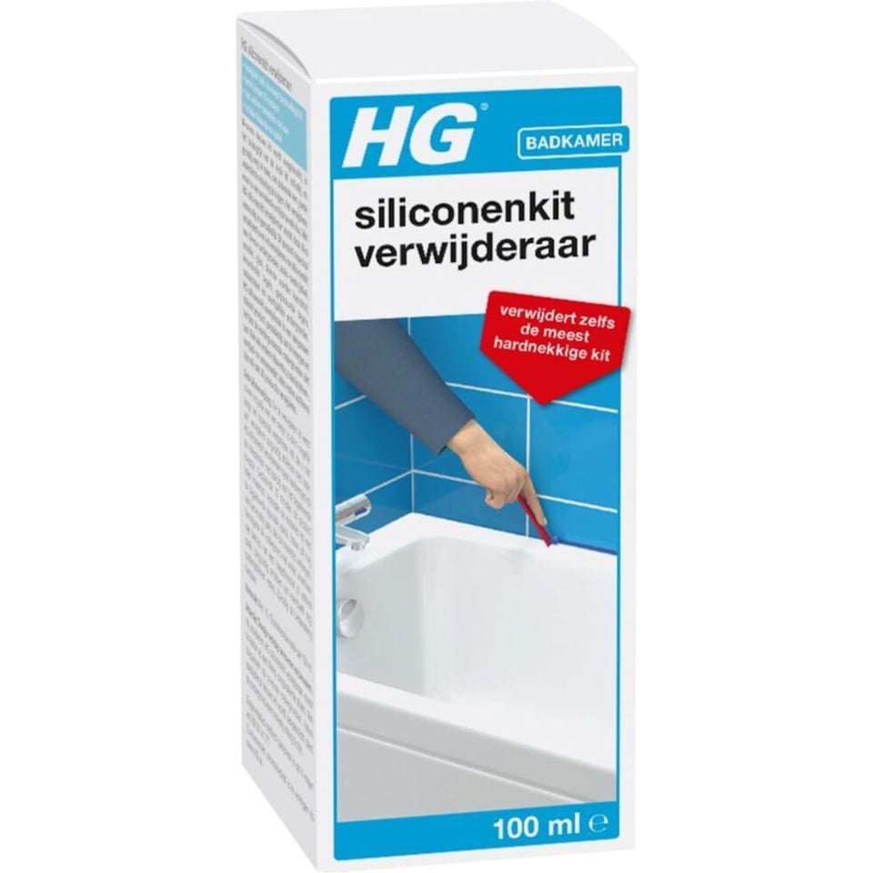 HG Siliconenkitverwijderaar - 100ml - Snelwerkend - Voor De Hardnekkigste Kit - Tast Andere Materialen Niet Aan