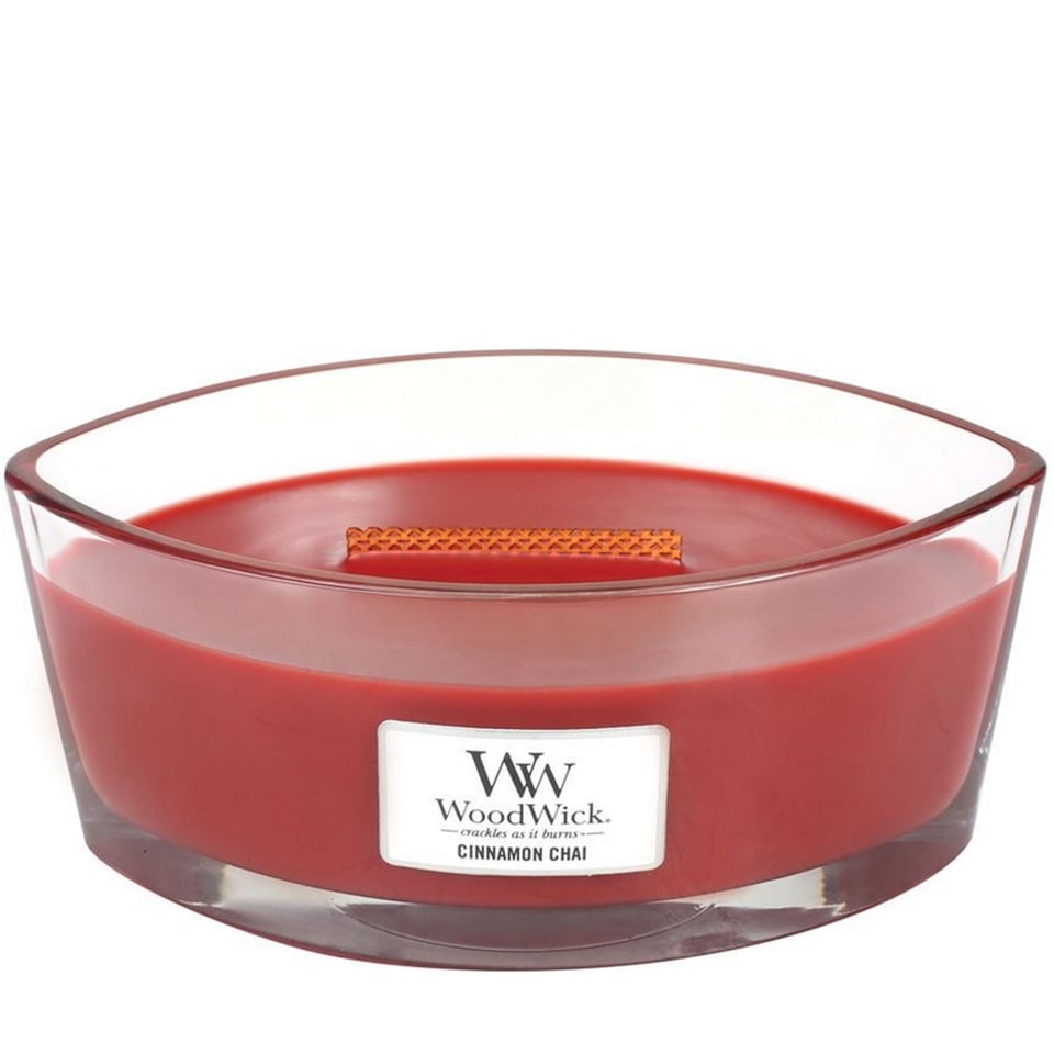 Woodwick Cinnamon Chai Kaars Ellipse