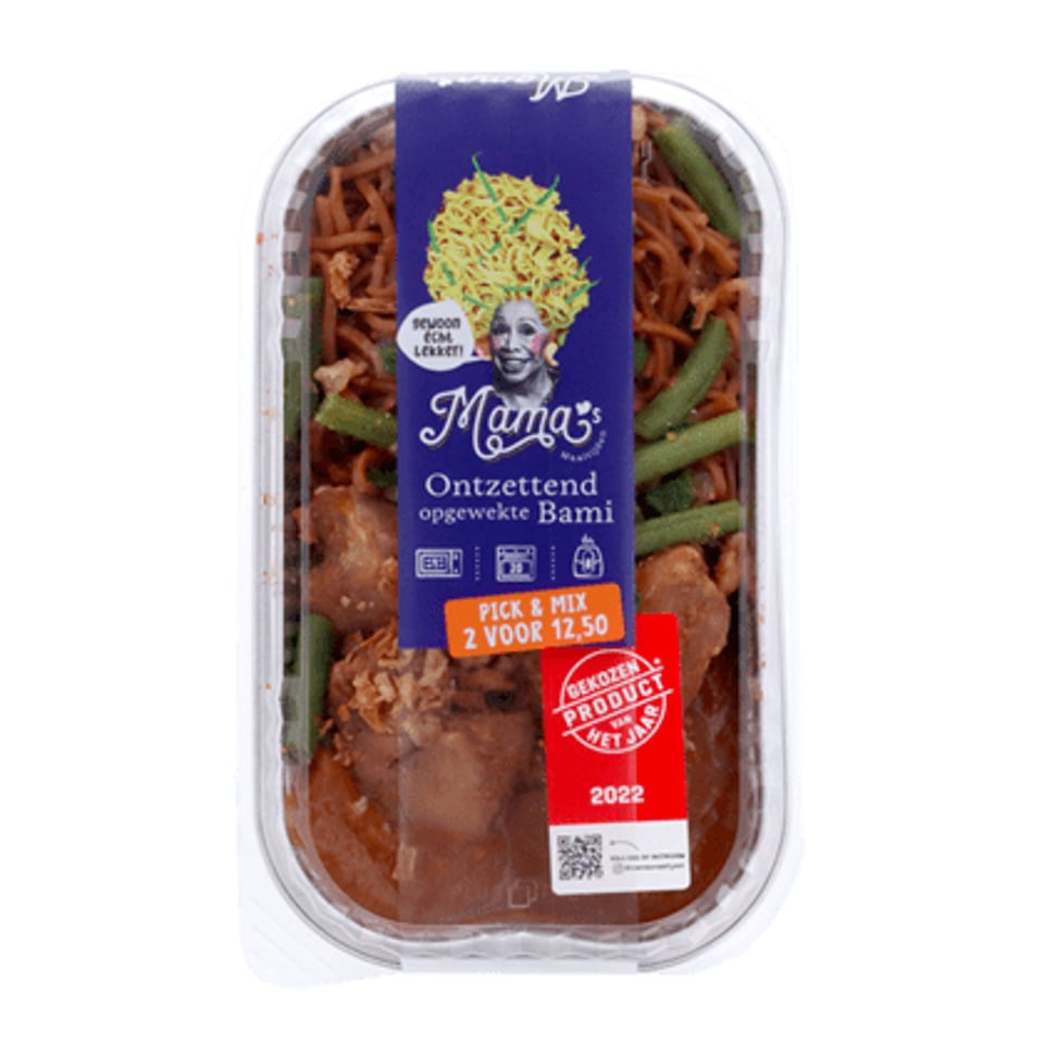 Mama's Maaltijden Indische Bami Met Kippendijsaté