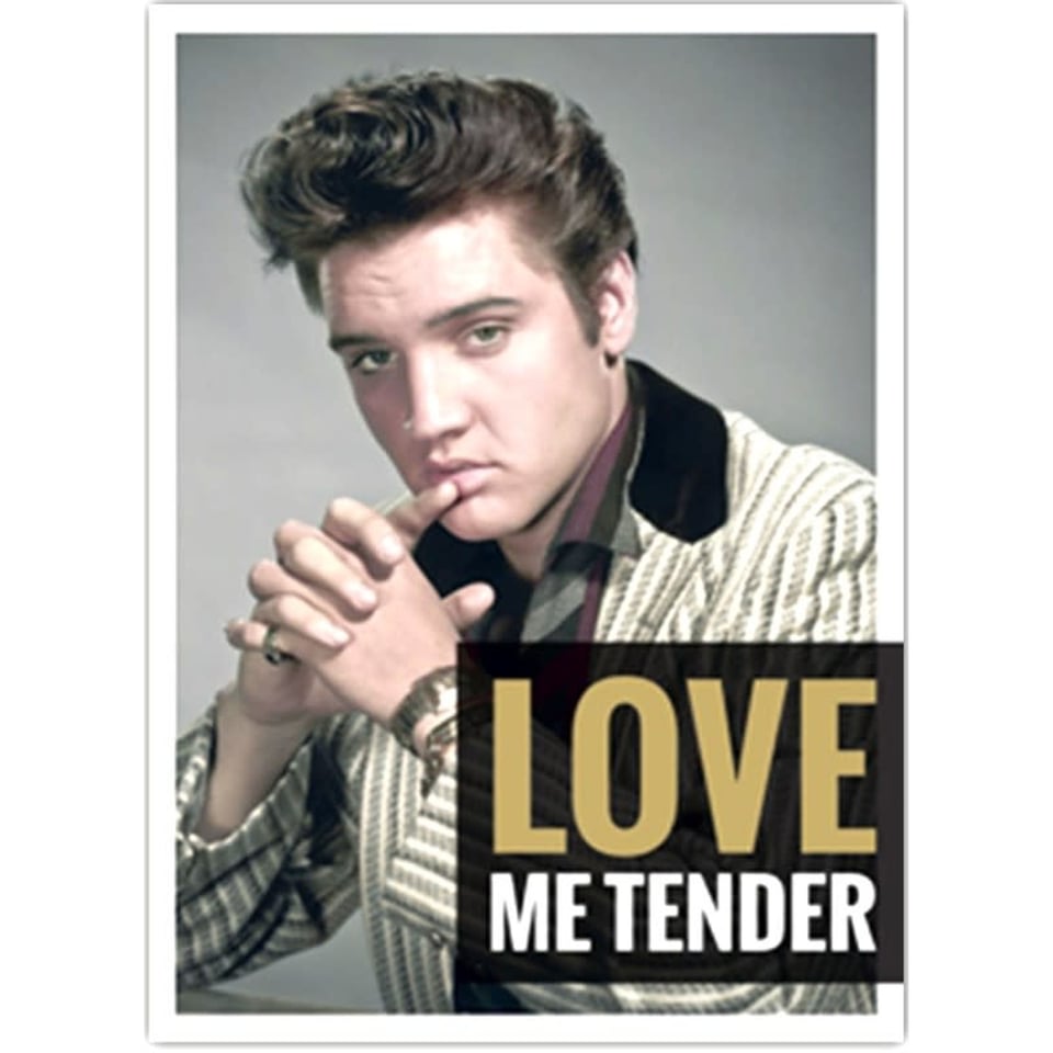 Elvis Presley Postkaart - Love Me Tender