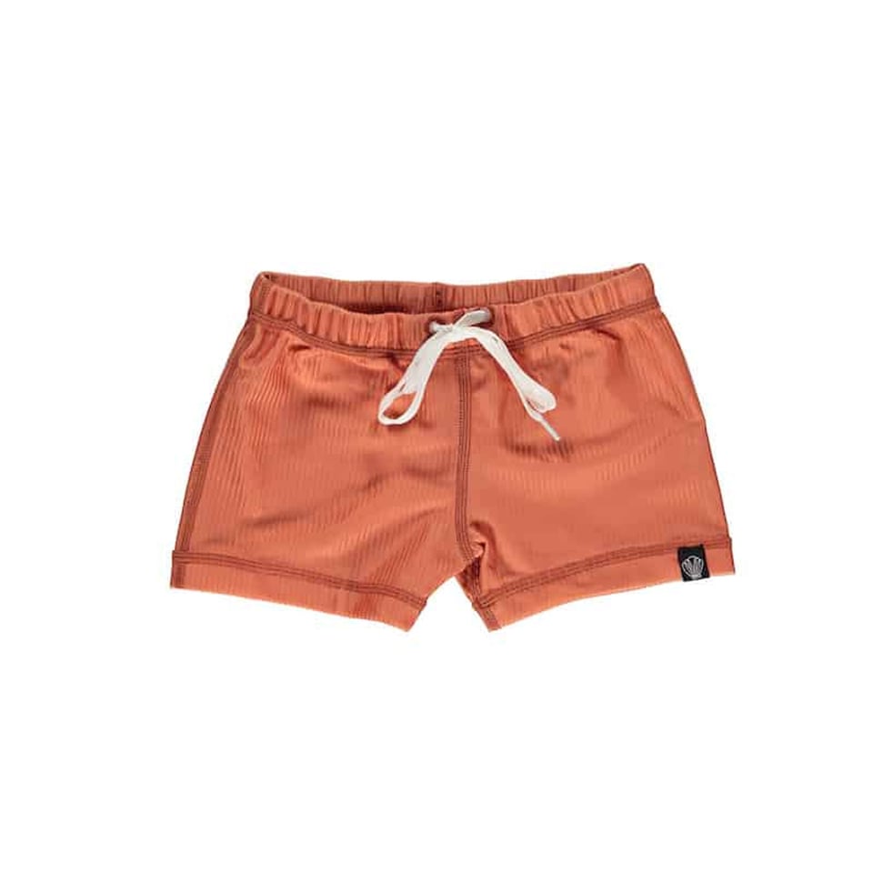 Beach & Bandits Clay Ribbed Swimshort