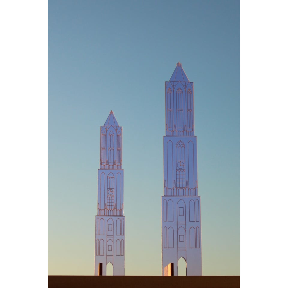 JUDS Plexiglas Domtoren Staand 21 Cm Paars