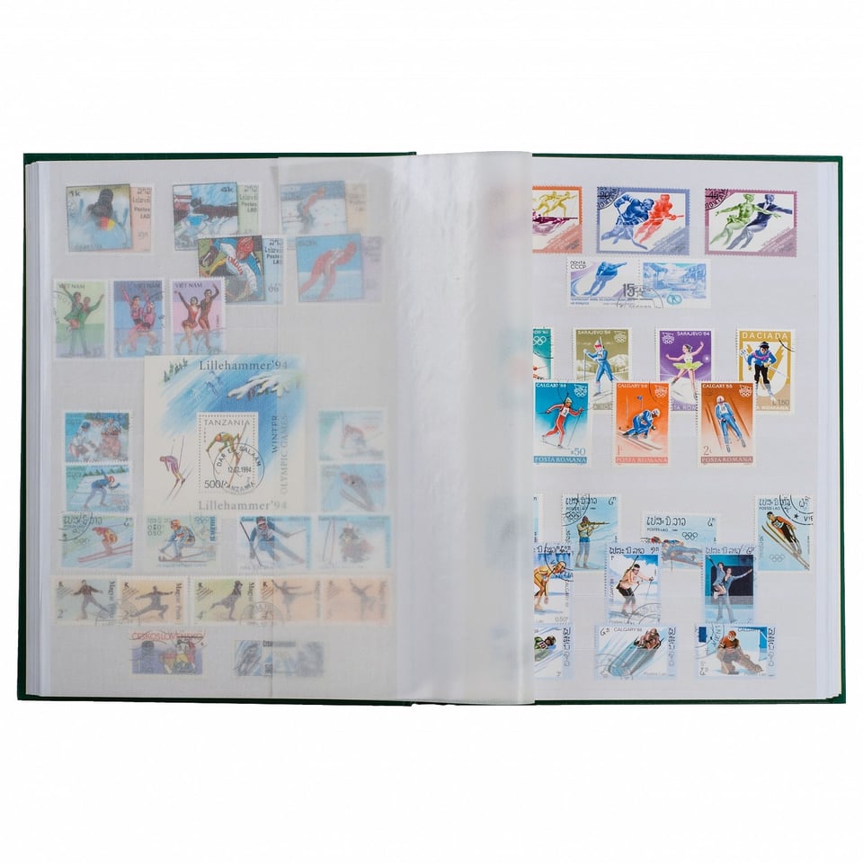 Schijn Uitstroom Frank Insteekboek Voor Postzegels Basic W 64 - Color : Rood | Peddler