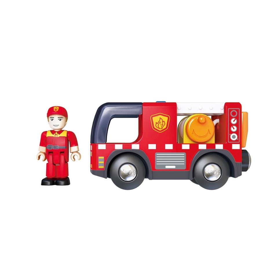 Hape Fire Truck with Siren 3+