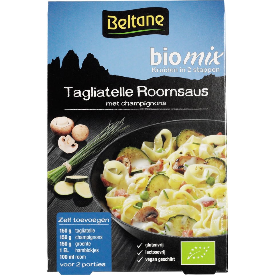 Mix Voor Tagliatelle Roomsaus