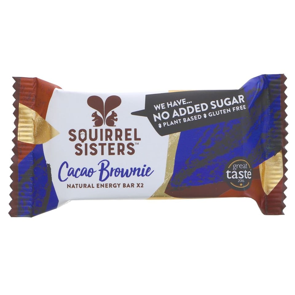 Squirrel Sisters Cacao Brownie Snack Bars 40g