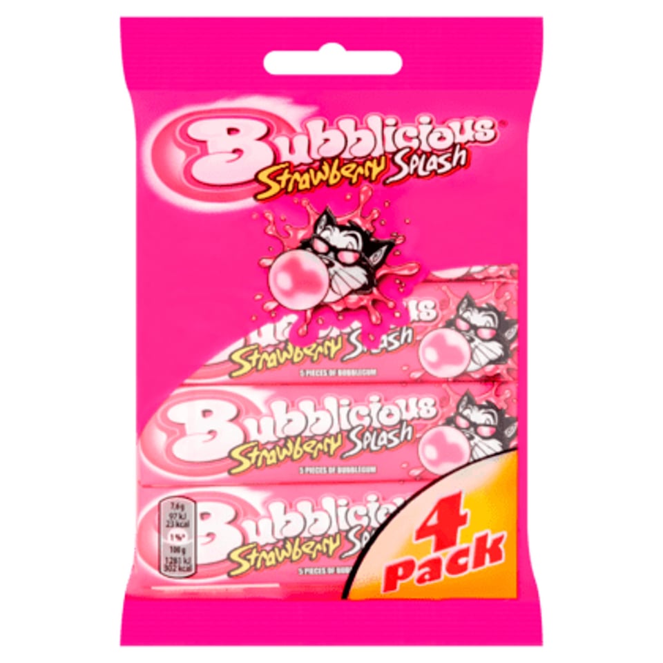 Bubblicious Kauwgum Strawberry Splash