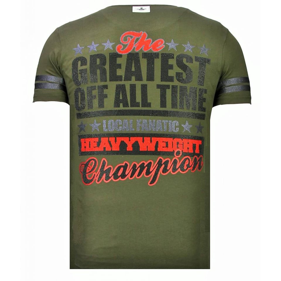 Greatest Of All Time - Ali T-Shirt - Khaki