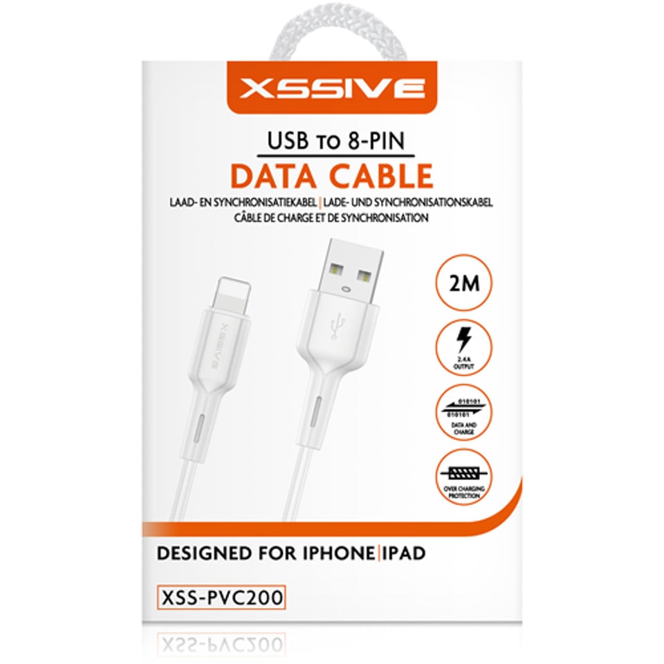 Xssive USB Cable for iPhone 2m XSS-PVC200L
