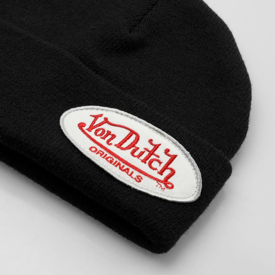 Von Dutch WR Black Beanie