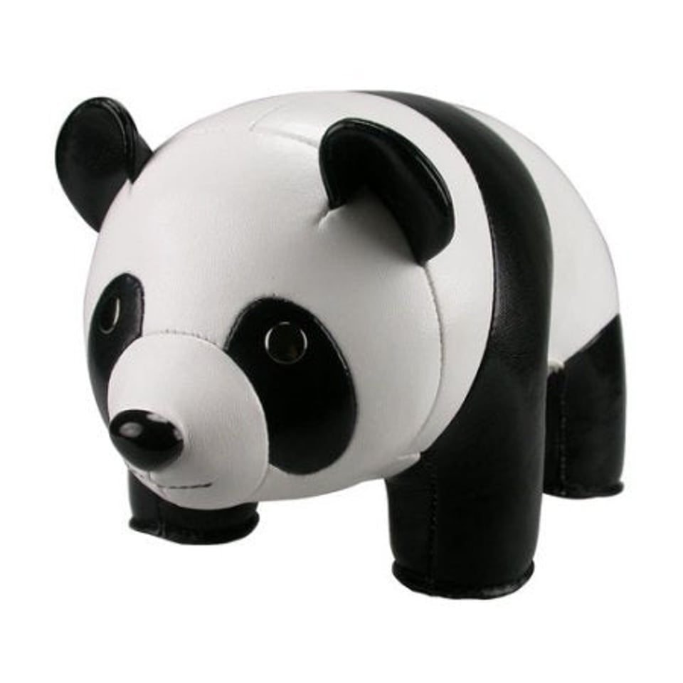 Züny Bookend Panda - White + Black