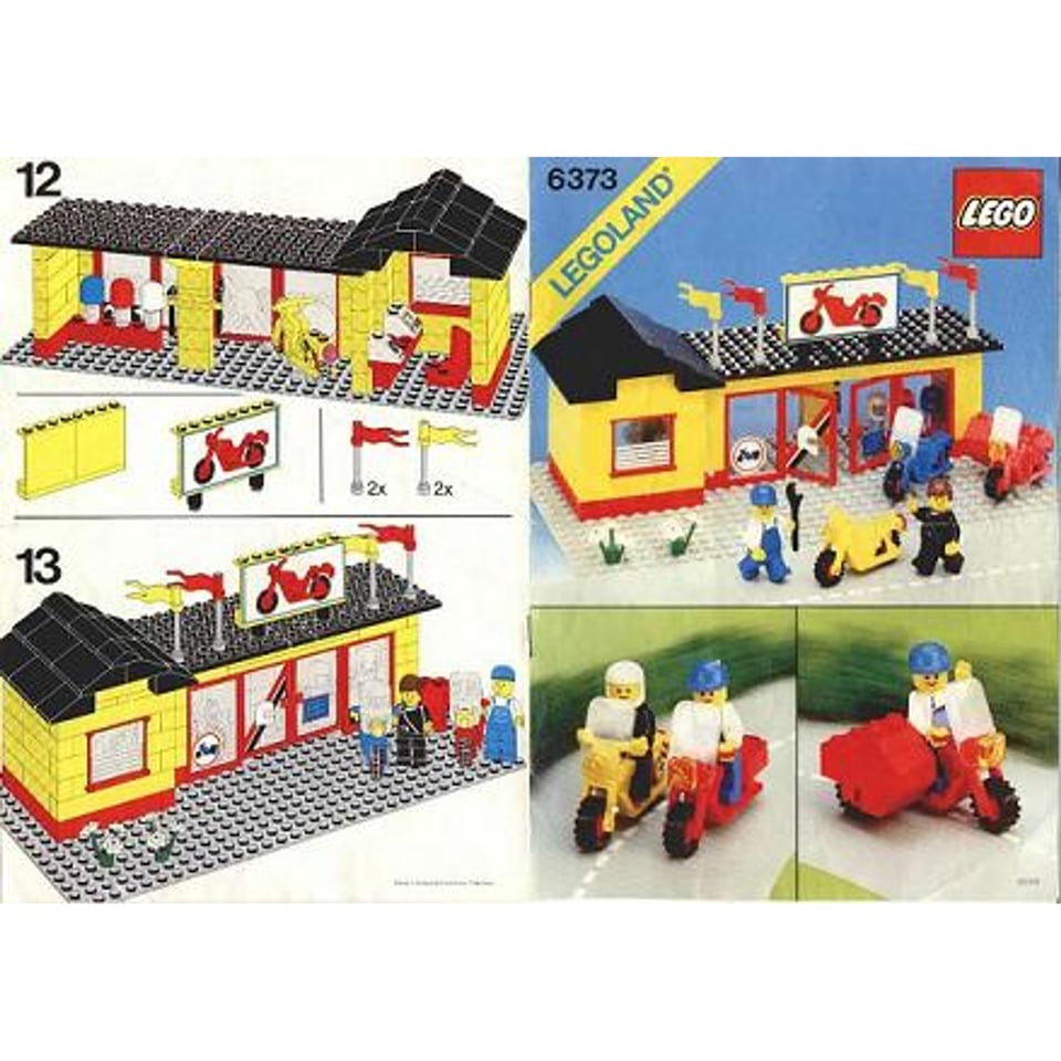 Refurbished LEGO - 6373 Motorcycle Shop