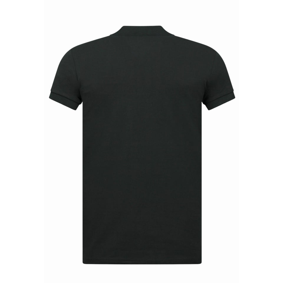 Polo Shirt Heren - Heren Poloshirts Korte Mouw - Polo Heren Slim Fit - A150 - Zwart