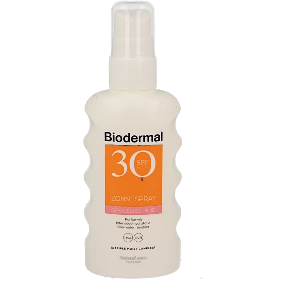 Biodermal Gevoelige Huid Zonnespray Spf30+ 1