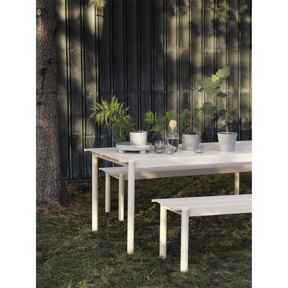 Muuto Linear Steel Table 200 X 75 Cm Black