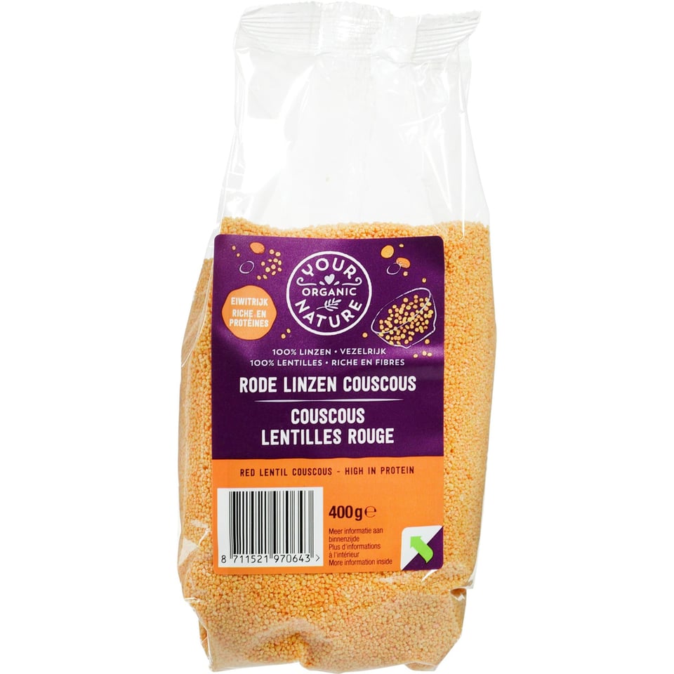 Rode Linzen Couscous