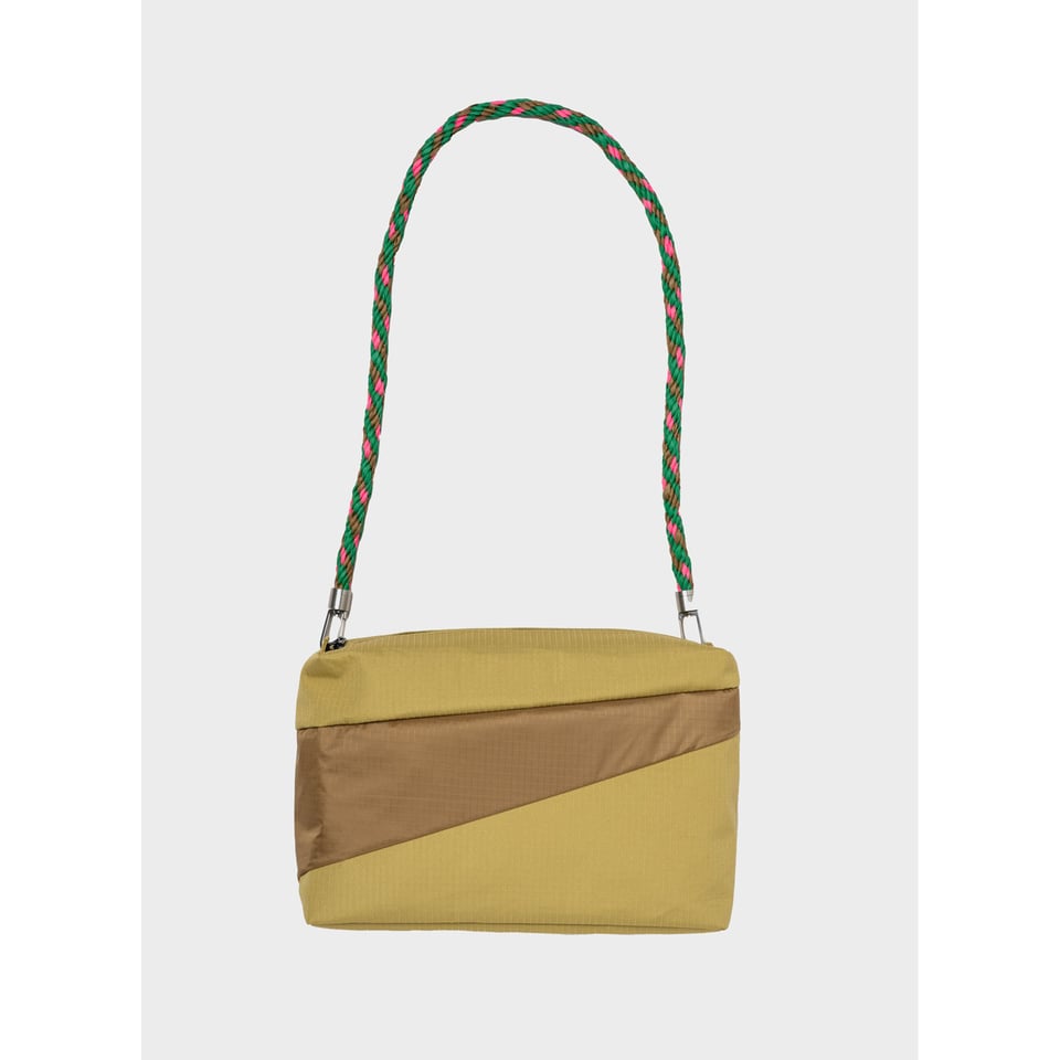 SUSAN BIJL Bum Bag Moss & Camel M