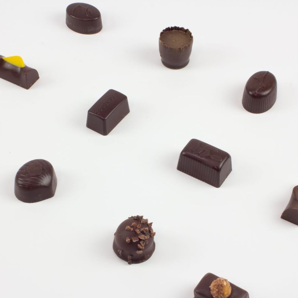 Doosje Bonbons Pure Chocolade - 6 Stuks