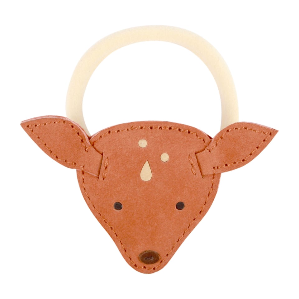 Donsje Josy Hair Tie Deer Walnut Nubuck