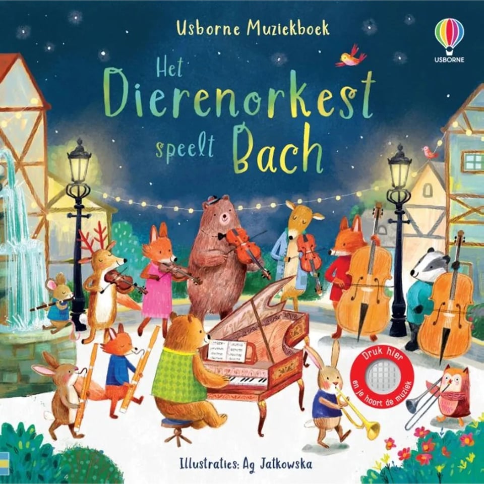 Geluidenboekje Het Dierenorkest Speelt Bach. 0+