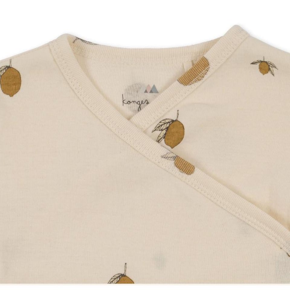 Konges Slojd Newborn Onesie Lemon