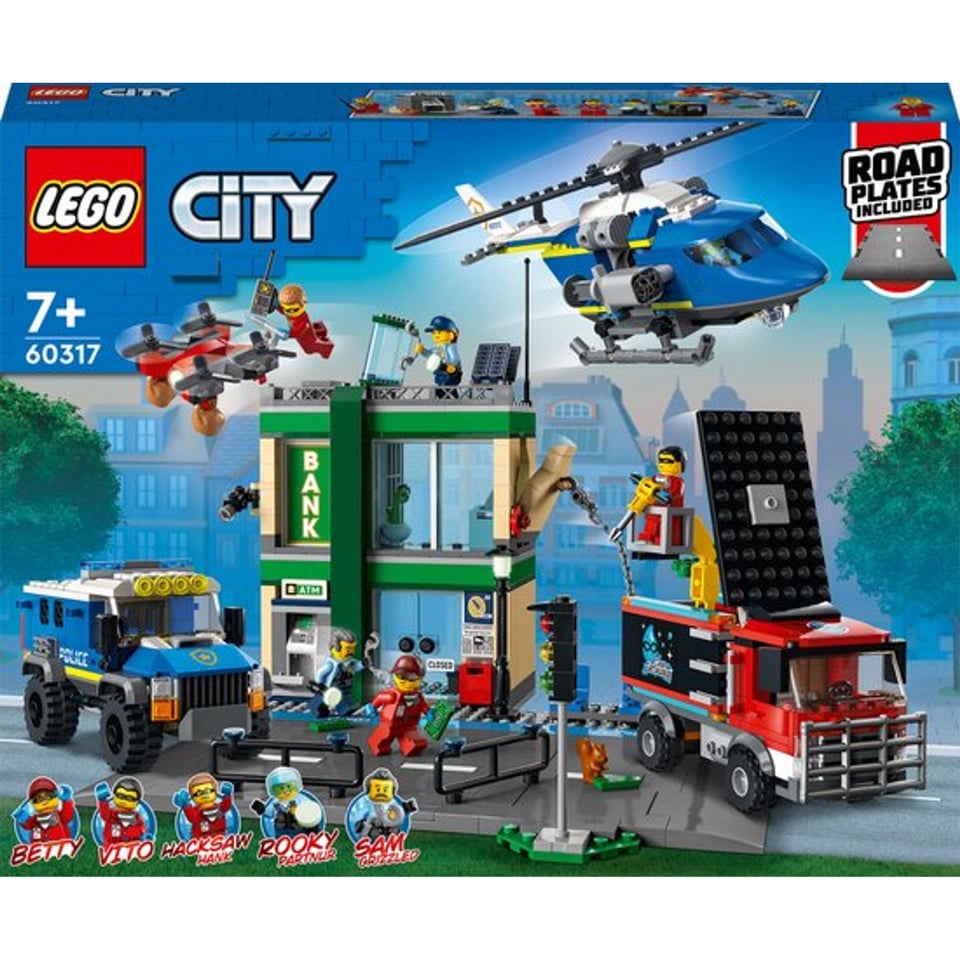 Lego City 60317 Politieachtervolging Bij De Bank
