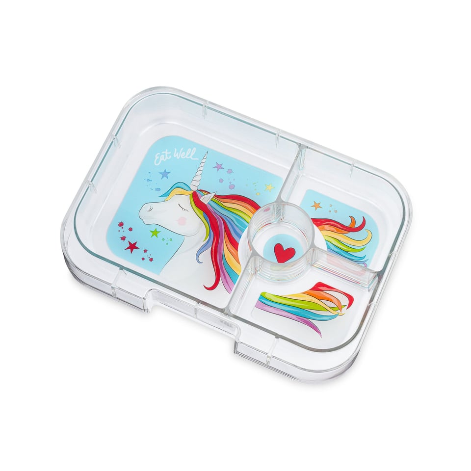 Yumbox Panino Tray 4 Vakken Unicorn - Veelkleurig